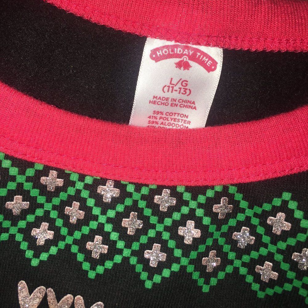 Holiday Bah Hum Bug Christmas Sweatshirt Large - Picture 6 of 6